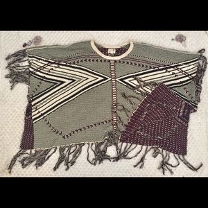 LA Hearts Poncho